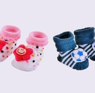 Mega Style Booties (Toe to Heel Length - 7 cm, Multicolor)
