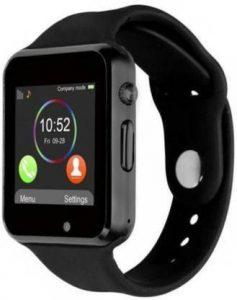 Cyxus 4G Android Calling smart watch 4G Smartwatch (Black Strap, free)