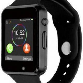 Cyxus 4G Android Calling smart watch 4G Smartwatch (Black Strap, free)