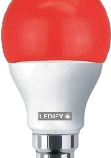 LEDIFY 9 W Round B22 LED Bulb (Red)