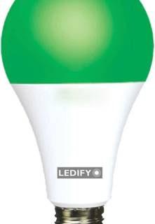 LEDIFY 9 W Round E27 LED Bulb (Green)