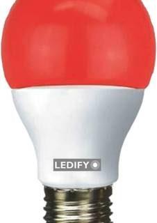 LEDIFY 9 W Round E27 LED Bulb (Red)