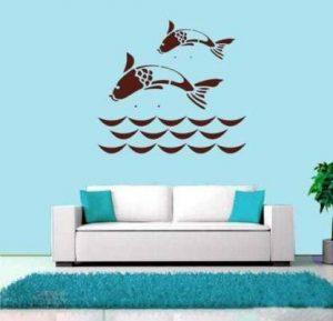 Procence Radiant Design Pattern (16" X 24" Inches) Reusable Wall Arts Stencil (GD-148) PVC Stencil (Pack of 1, Flora)