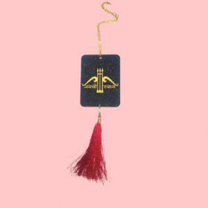 KIFAYTI KART Religious CAR Gifts Hanging Accessories Baba Shyam Interior Decoration Car Hanging Ornament (Pack of 1)