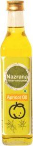 Nazrana International Apricot Oil Undiluted Pure Natural For Face Skin Hair Apricot Oil Glass Bottle (100 ml)