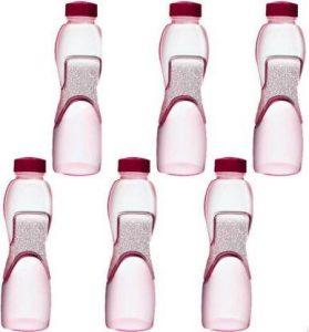 MILTON venus pet 1000 ml Bottle (Pack of 6, Red, Plastic)