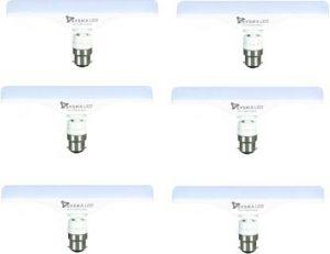 Syska 10 W T-Bulb B22 LED Bulb (White, Pack of 6)