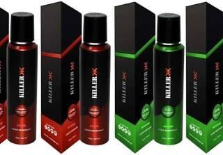 KILLER storm, storm, marine, marine Deodorant Spray Body Spray - For Men & Women (150 ml, Pack of 4) Body Spray - For Men & Women (600 ml, Pack of 4)