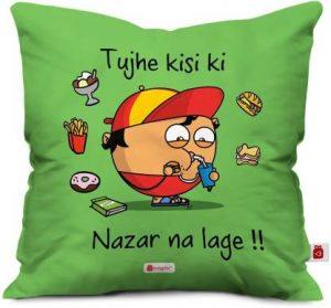 SHIVAY DRCOR Cartoon Cushions Cover (Pack of 5, 16 cm*16 cm, Green)