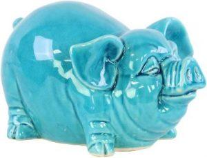Urban Trend Decorative Showpiece - 19.05 cm (Glass, Blue)