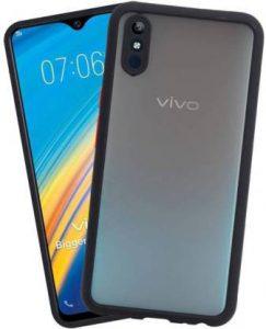 king guard Back Cover for Vivo V11 Pro (Black, Camera Bump Protector)