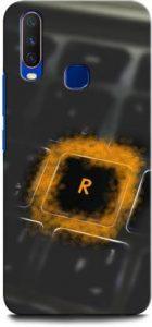 GRAFIQE Back Cover for Vivo Y12 1904/PD1901EF_EX R, R LETTER, R ALPHABET, R DESIGN (Multicolor, Shock Proof)