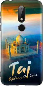 Unique Case Back Cover for Nokia 6.1 Plus (Multicolor)