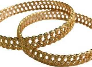Copper Gold-plated Bangle Set (Pack of 2)