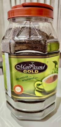 manpasand tea GOLD 2KG Unflavoured Black Tea Mason Jar (2 kg)