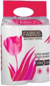FABIUS KITCHEN TISSUE TOWEL (2 Ply, 60 Sheets)