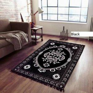The Fortune Savoy Multicolor Cotton Carpet (121 cm, X 183 cm, Rectangle)