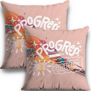 All Your Design Printed Cushions Cover (Pack of 2, 40 cm*40 cm, Multicolor)
