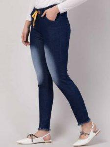 Regular Women Dark Blue Jeans