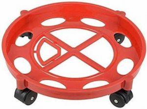 DnDark Gas Cylinder Trolley Gas Cylinder Trolley (Red, Black)