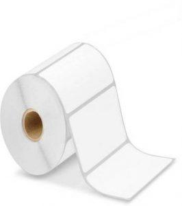 youlogic 40MMX60MM Barcode Label 1''up Self-adhesive Paper Label (White) 1ROLL 1000 LABELS Pack of 1 Roll cromo Paper Label (White)