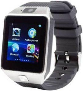 N-WATCH 4G OP-PO Watch With Calling And Sim Supports Smartwatch (Black Strap, Free)