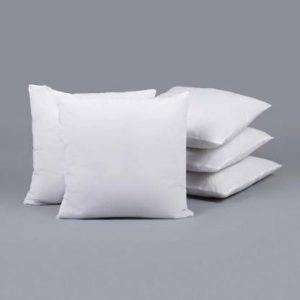 kioni Microfibre Solid Cushion Pack of 5 (White)