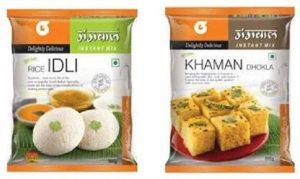 Pushp Combo Pack Instant Mix idli and dhokla , 100% Natural Ingredients 500 g (Pack of 2)