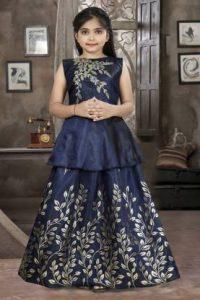 Flared/A-line Gown (Blue)