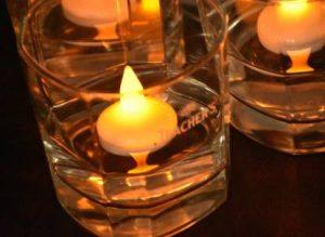 OMG Best Buy 12 smokeless LED electric Waterproof candle light with holders for Bedroom, Indoor/Outdoor, Diwali, Wedding, Christmas, Tealight candle for mandir pooja, Yellow Smokeless Flameless Home Wall Candle light battery operated Candle (Gold, Pack of 12)