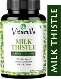 Vitamills Milk thistle for liver support and liver detox for men and women(Ultra) (30 Capsules)