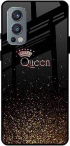 QRIOH Back Cover for OnePlus Nord 2 (Black, Grip Case, Silicon)