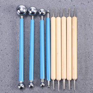 sahabz 9 Piece Dotting Tools Ball Style uses for Mandala Art