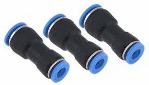 Sauran 8MM to 6MM Air Pipe fitting Pneumatic connector (PG8-6) push connector (5-PCS) Hose Connector