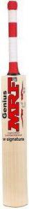 W SIGNATURE MRF genius grand JR no. English Willow Cricket Bat (.900 kg)