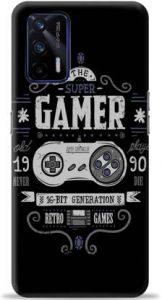 Swagr Back Cover for Realme X7 Max 5G (Black, Shock Proof)