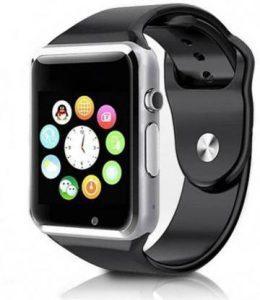 Highpride A1slv226sw Safety Notifier Smartwatch (Black Strap, Regular)