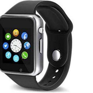 JAKCOM Android Calling Smart mobile 4G watch Smartwatch (Black Strap, free)