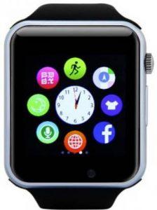 TECHNO FROST A1 smartwatch digital 1208 Smartwatch (Black Strap, Free Size)
