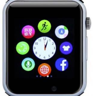 TECHNO FROST A1 smartwatch digital 1208 Smartwatch (Black Strap, Free Size)