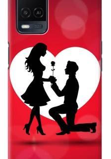 Swagr Back Cover for Oppo A54 (Red, Shock Proof)