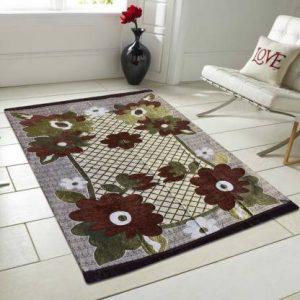MB Mr. Badoli Multicolor Cotton Carpet (121 cm, X 183 cm, Rectangle)