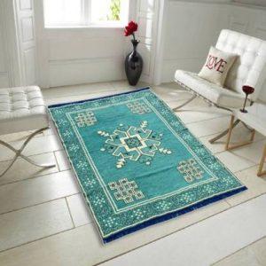 Home Shop Multicolor Cotton Carpet (121 cm, X 183 cm, Rectangle)