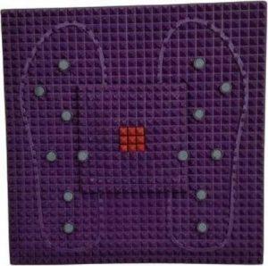 Kreya Enterprise SXWKNJ=5680 Acupressure power Foot Mat with Magnets CI=545 Stress and Pain Relief Massager (Multicolor)