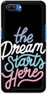 Alve Back Cover for Realme C1 (Black)