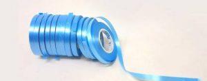 AMFIN ANFLP16 Blue Satin Ribbon (Pack of 12)