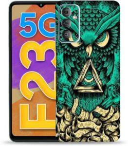OggyBaba Samsung Galaxy F23 5g, Angry Owl Mobile Skin (Multicolor)
