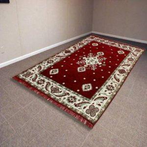 Home Shop Multicolor Cotton Carpet (121 cm, X 183 cm, Rectangle)