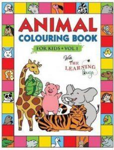 Animal Colouring Book for Kids with The Learning Bugs Vol.1 (English, Paperback, The Learning Bugs)