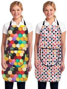 parasar Nylon Home Use Apron - Free Size (Multicolor, Pack of 2)